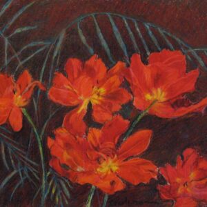 Tulips With Palm