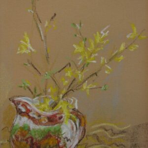 Forsythia in Transfer Ware