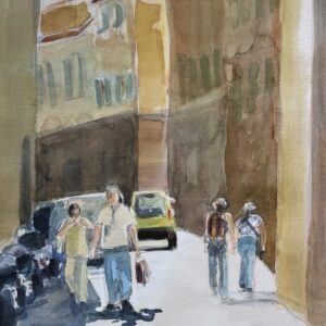 Foot Traffic in Siena